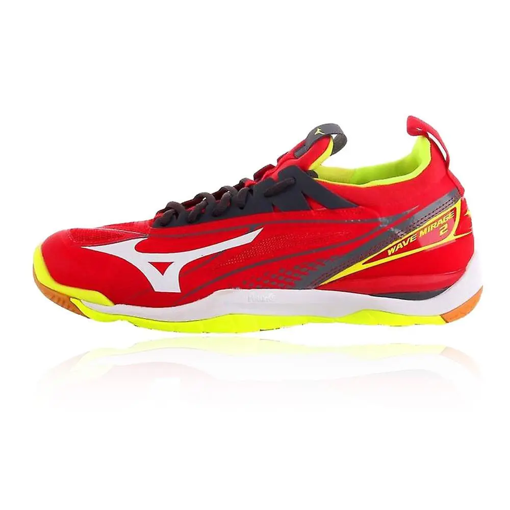 Mizuno shoes - Wave Mirage 2 - Wave Mirage - Red/White/Yellow (UPC: 5054698399866) 9