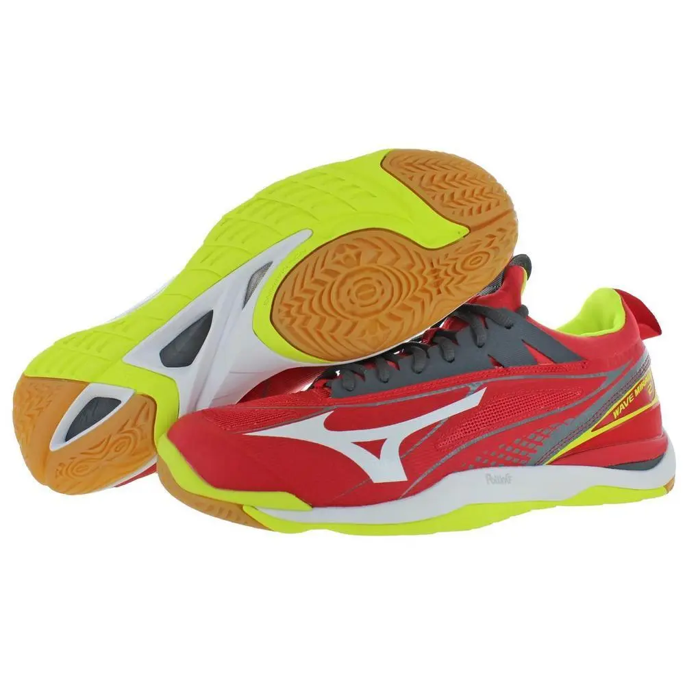 Mizuno shoes - Wave Mirage 2 - Wave Mirage - Red/White/Yellow (UPC: 5054698399866) 1