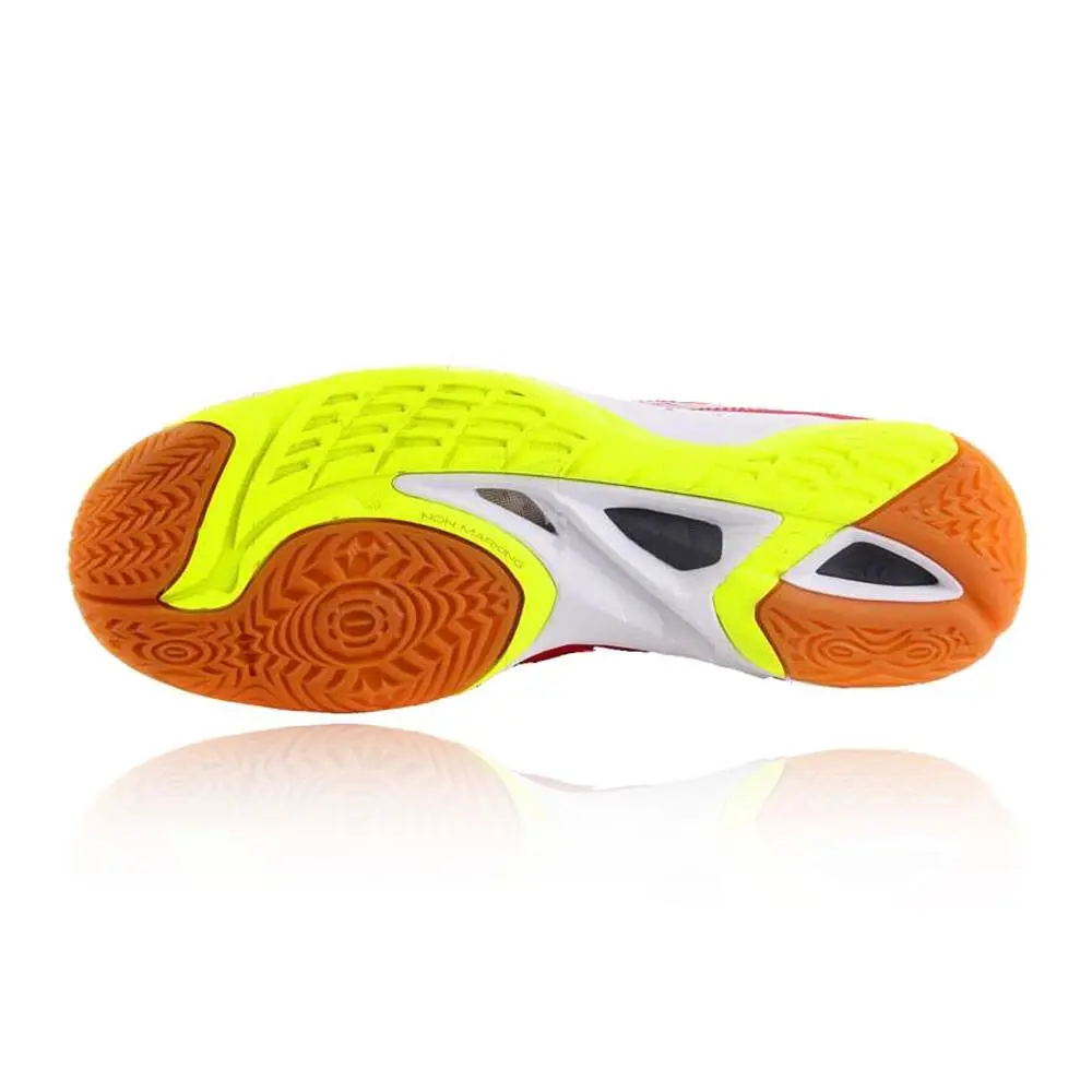 Mizuno shoes - Wave Mirage 2 - Wave Mirage - Red/White/Yellow (UPC: 5054698399866) 6