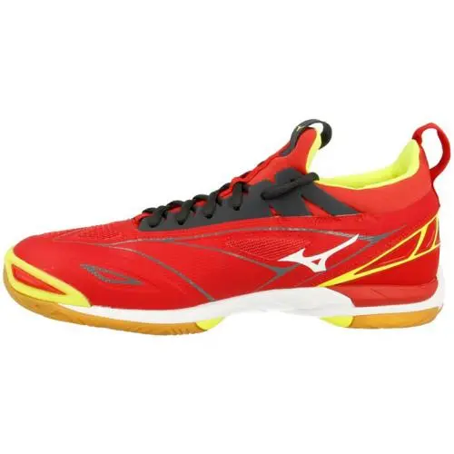 Mizuno shoes - Wave Mirage 2 - Wave Mirage - Red/White/Yellow (UPC: 5054698399866) 7