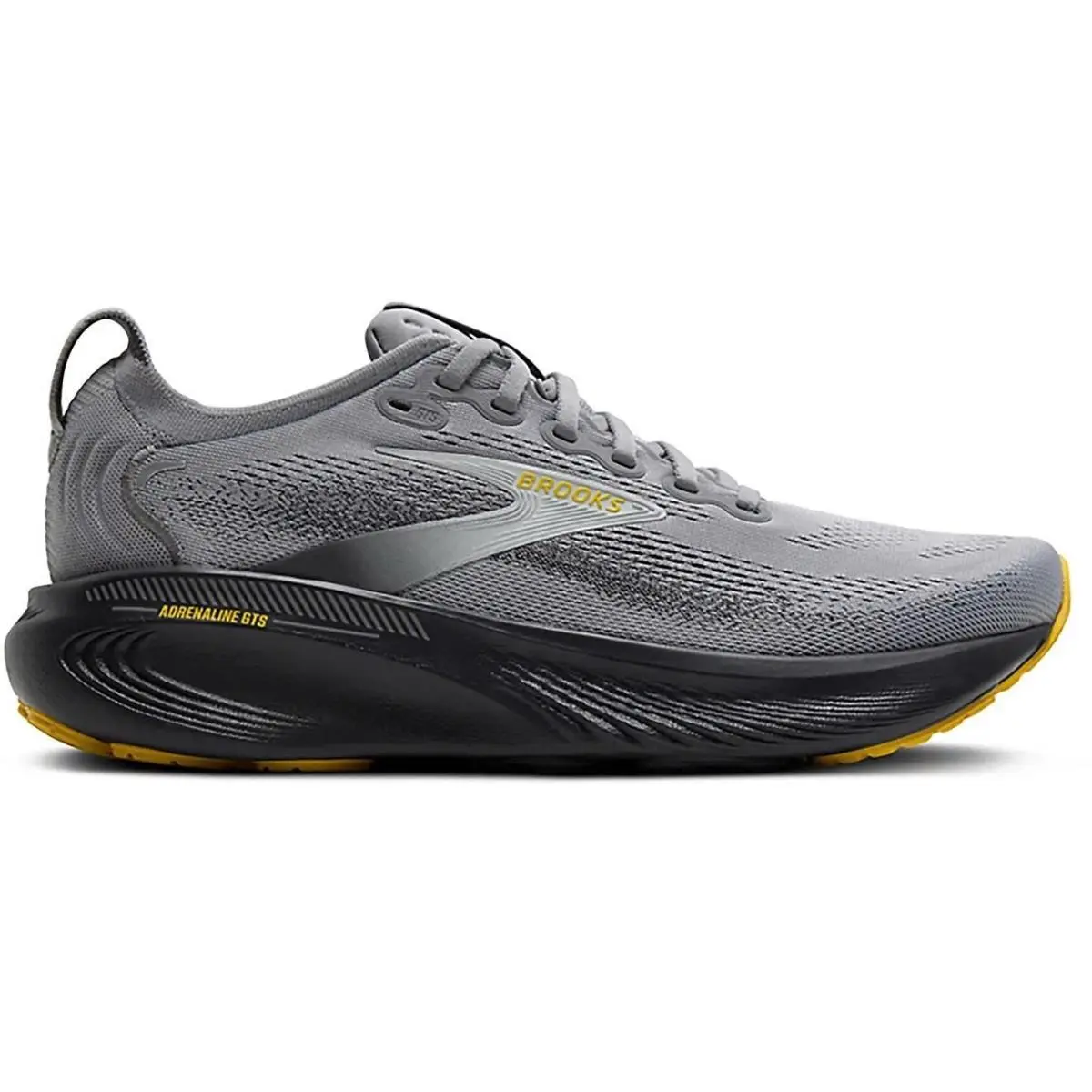 Brooks Men`s Adrenaline Gts 25 Running Shoes Primer Grey/ebony/jasm