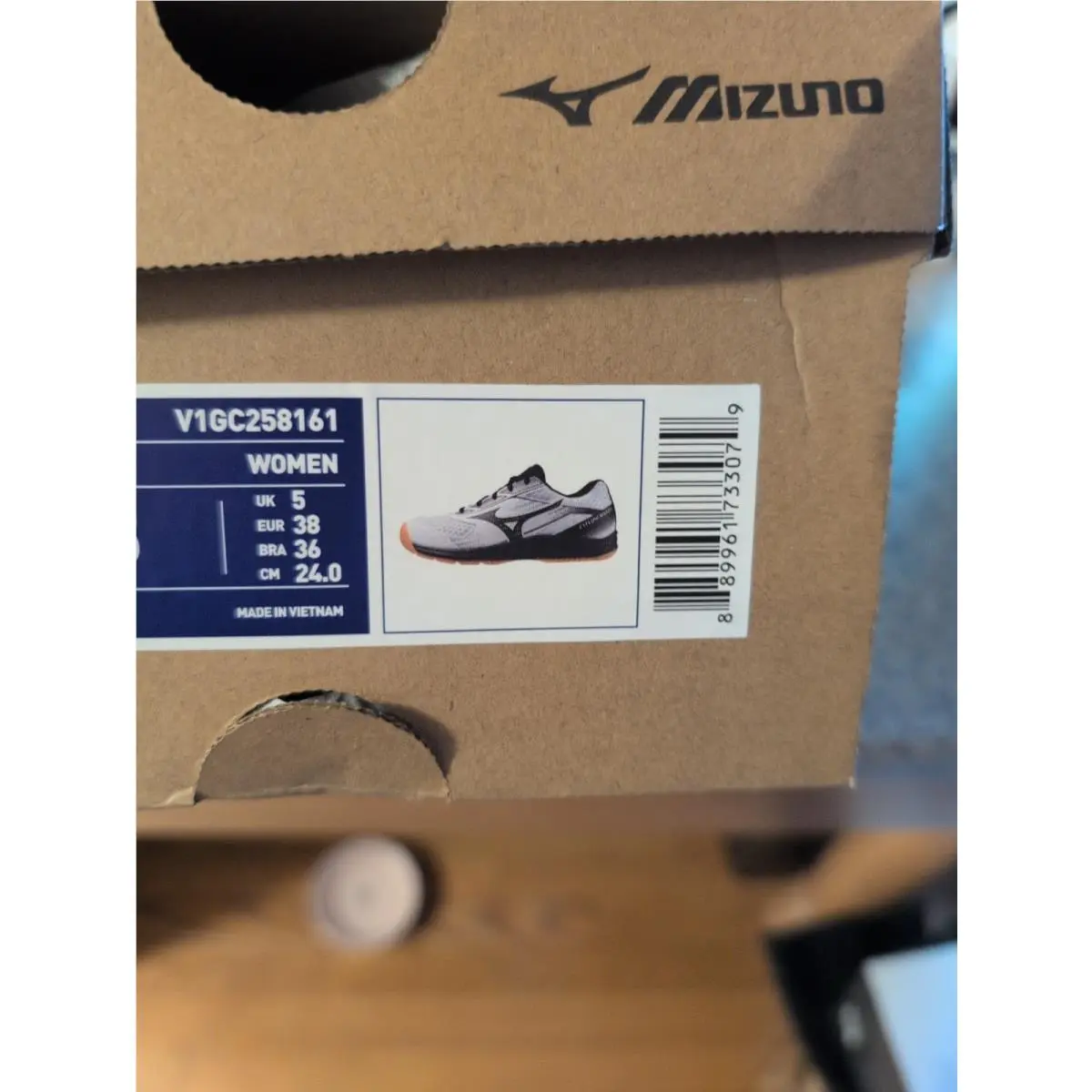 Mizuno shoes - Minuzo Speed 5 - Minuzo Speed - V1GC258161 - White/Black 5