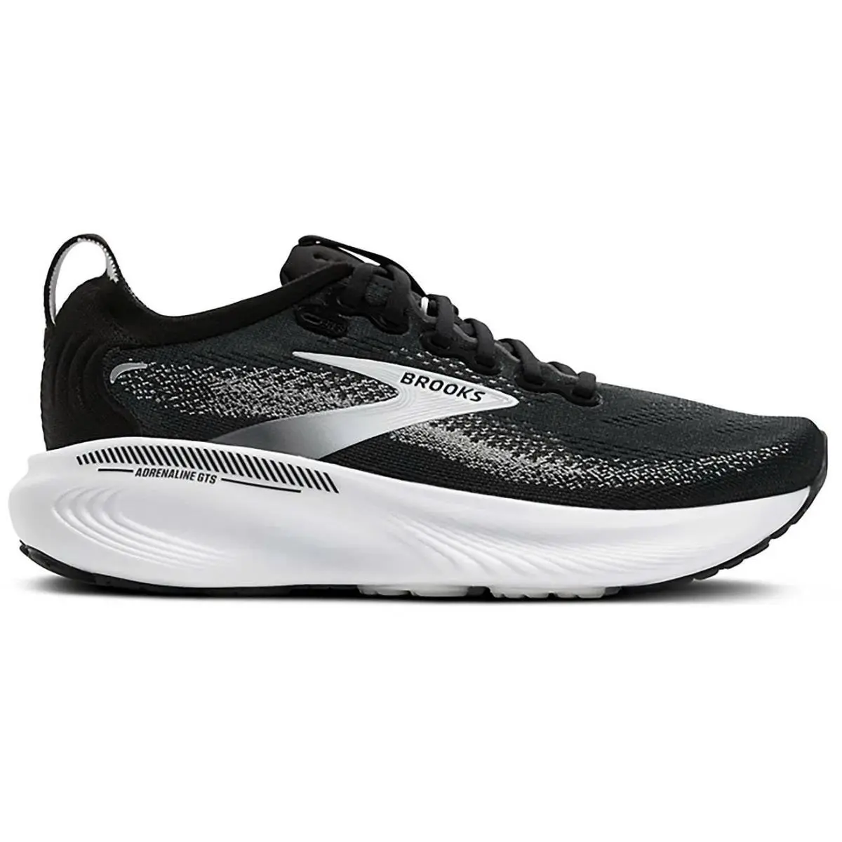 Brooks Men`s Adrenaline Gts 25 Road-running Shoes Black / White