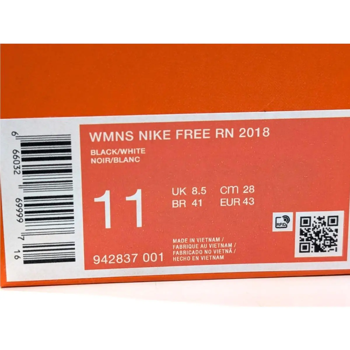 Nike shoes - Nike - 942837-001 - Black/White 18