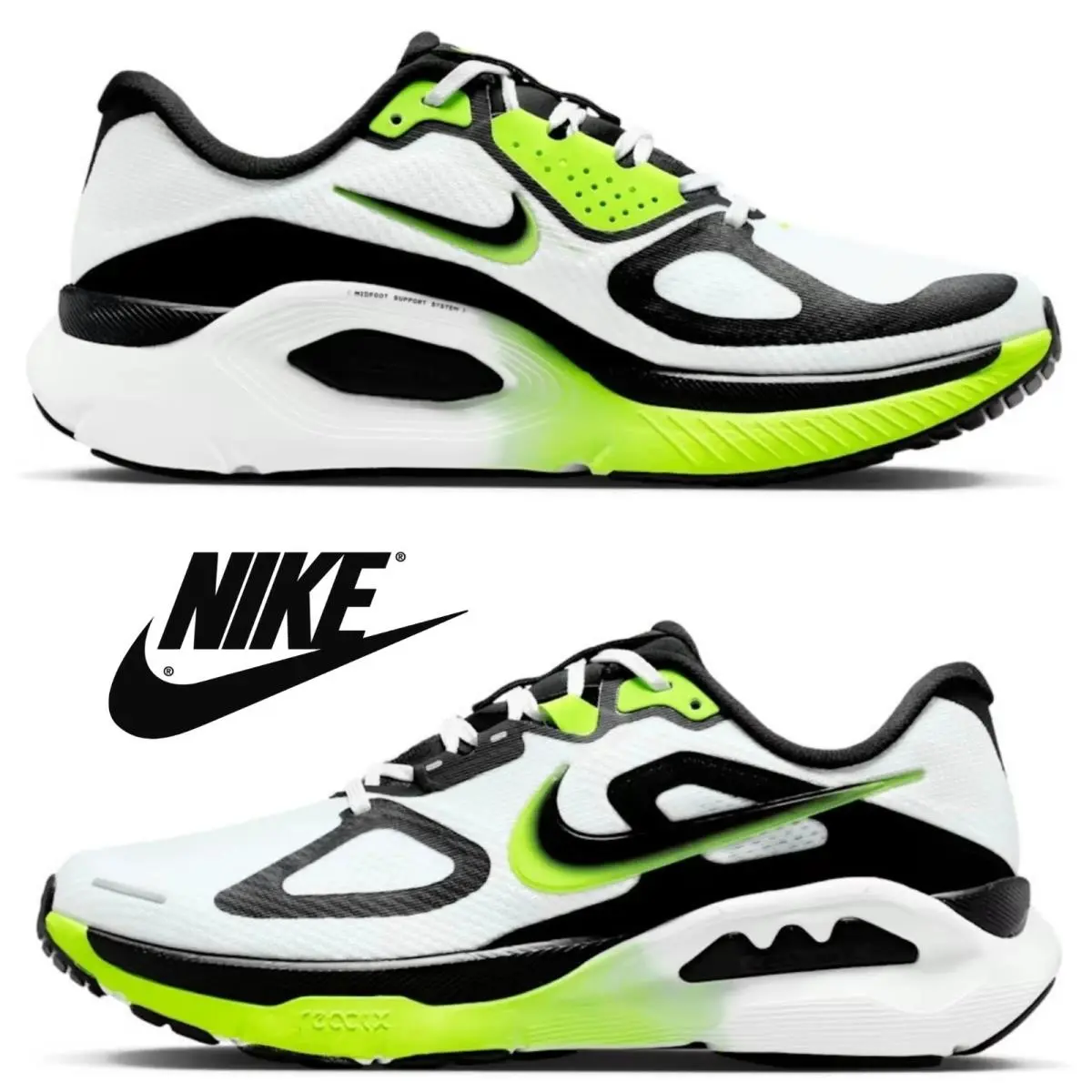 Nike Structure Plus Men`s Shoes Sneakers Running Athletic Sport Training Comfort