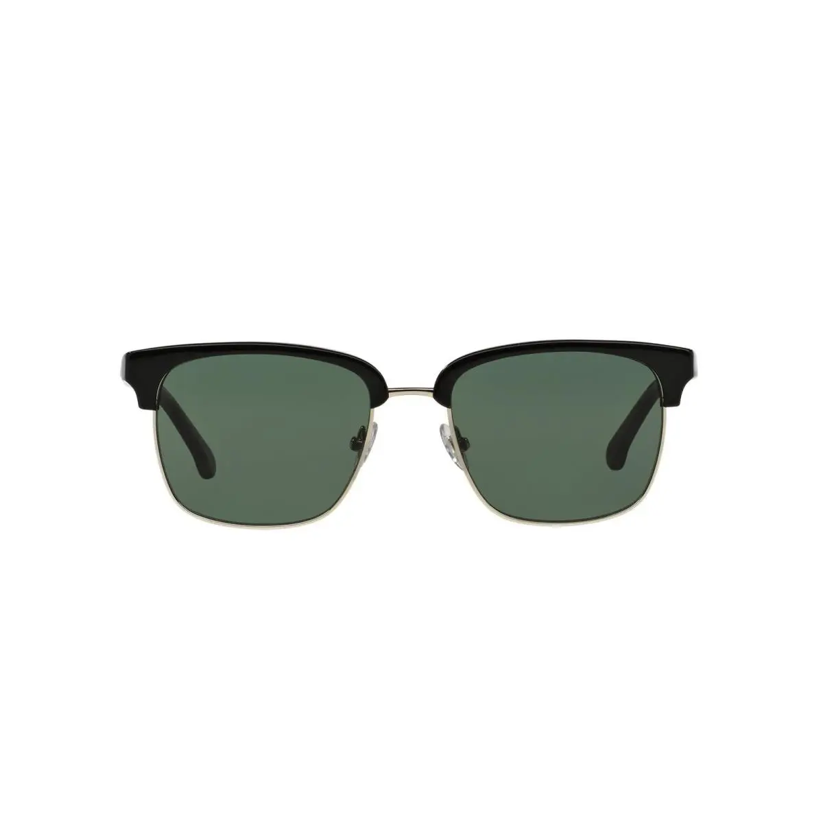 Brooks Brothers Mens BB4021 Square Sunglasses Gold/black/solid Green 53 mm