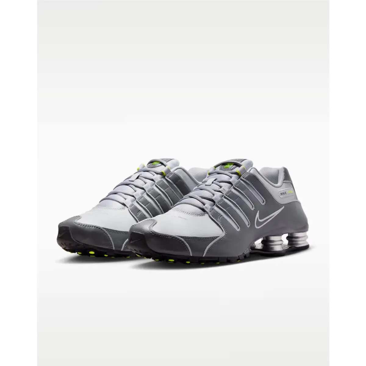 Nike Shox NZ 378341-009 Sneakers Men`s Dark Gray Athletic Running Shoes LIQ682