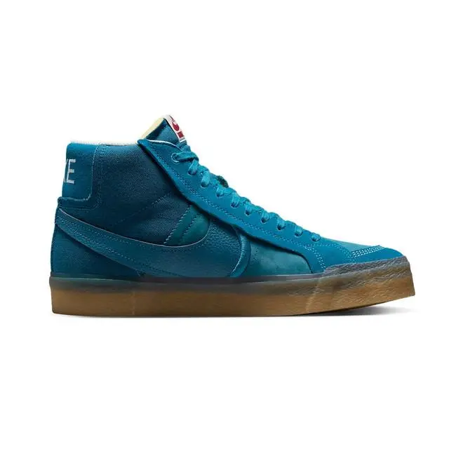 Nike shoes - Nike Zoom Blazer Mid PRM Plus SB - DV5468-300 - Teal Gum / Green Abyss, Manufacturer: Teal Gum / Green Abyss 7