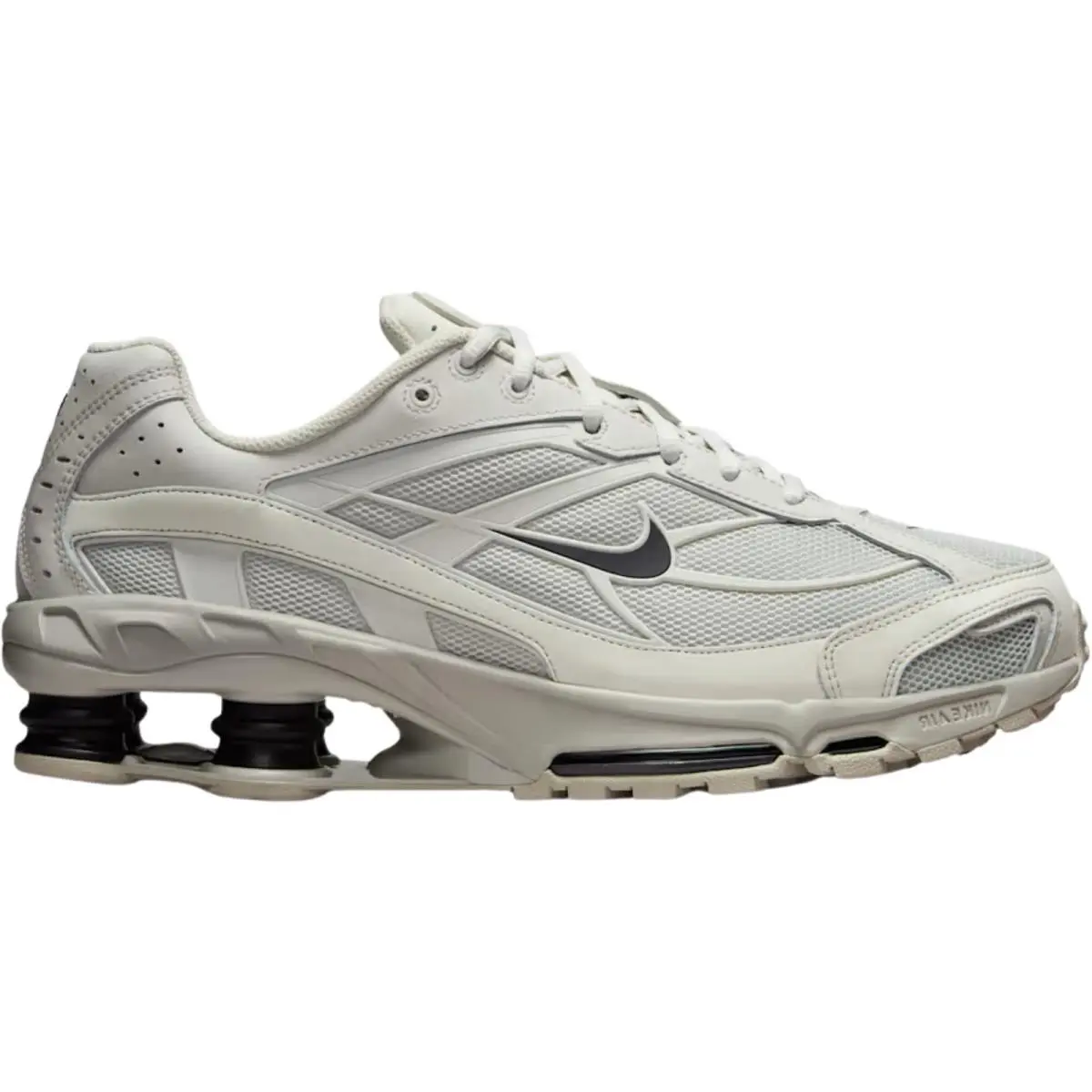 Shox Ride 2 Men Sneaker Shoe Size 7-14 Color Athletic Casual Light Bone/Black/Metallic Black by Nike