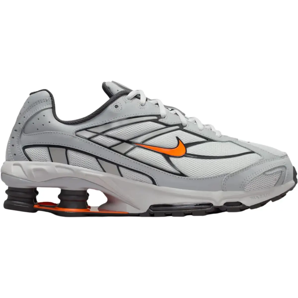 Shox Ride 2 Men Sneaker Shoe Size 7-14 Color Athletic Casual Photon Dust/Light Smoke Grey/Medium Ash/Orange by Nike