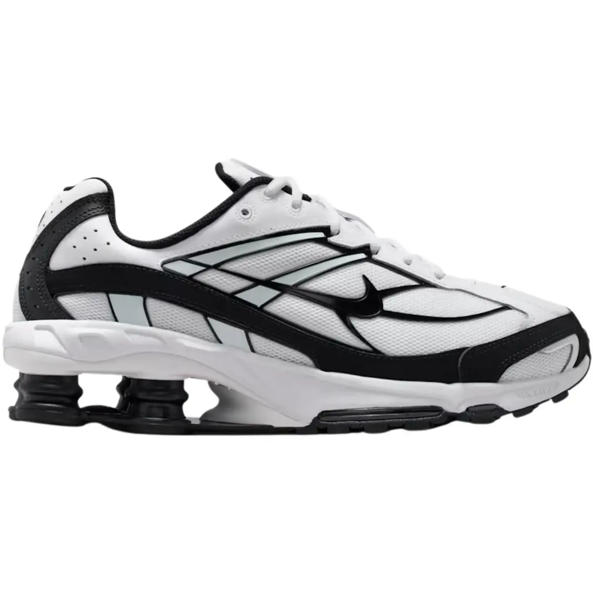 Shox Ride 2 Men Sneaker Shoe Size 7-14 Color Athletic Casual White/White/Black/Black by Nike