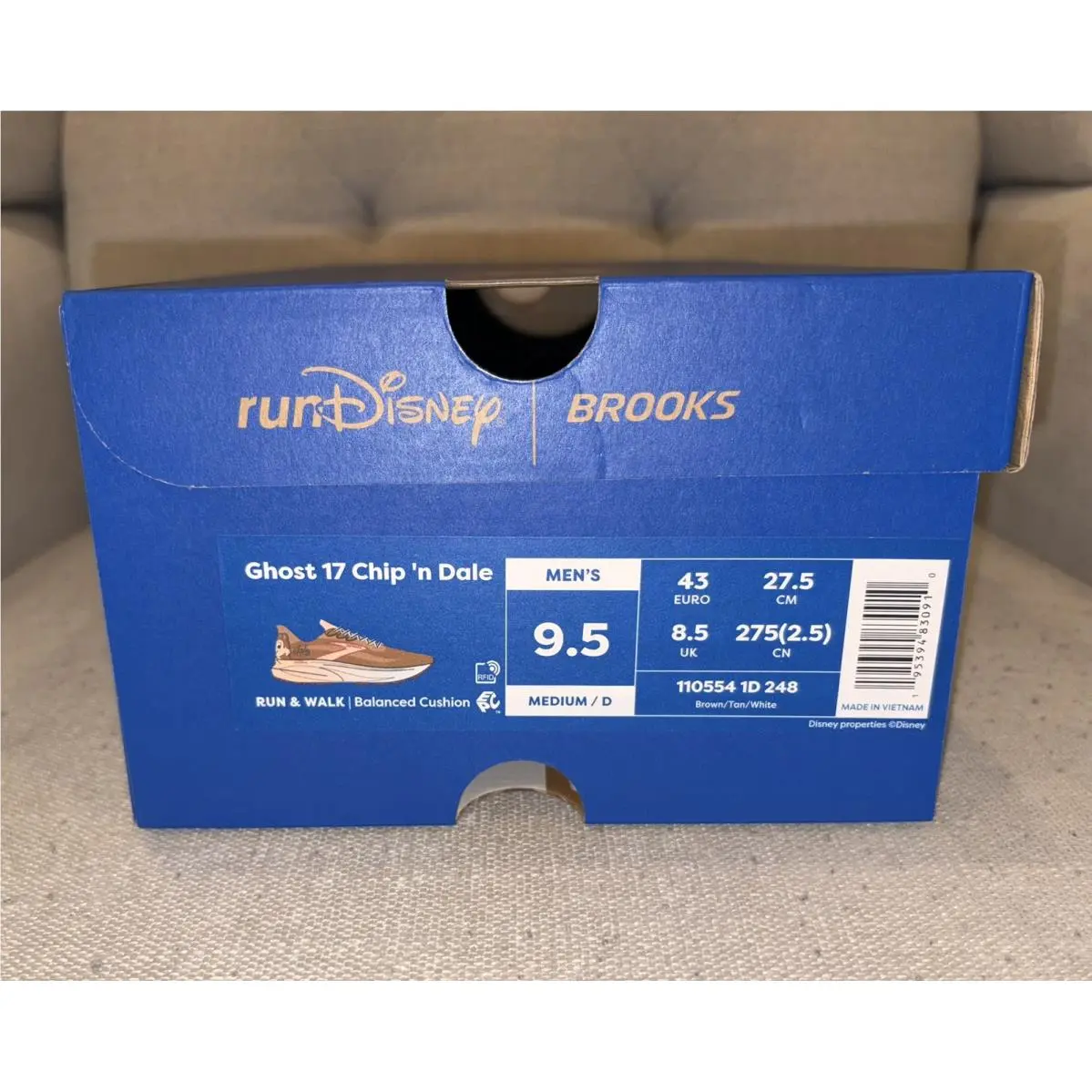 Brooks shoes - Brooks X Run Disney Ghost 17 Chip N - Brown 3