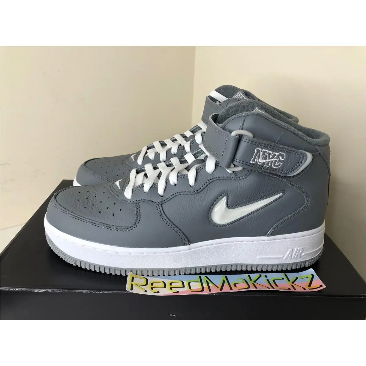 Nike Air Force 1 Mid QS Jewel Nyc Cool Grey Womens Sizes DH5622 001