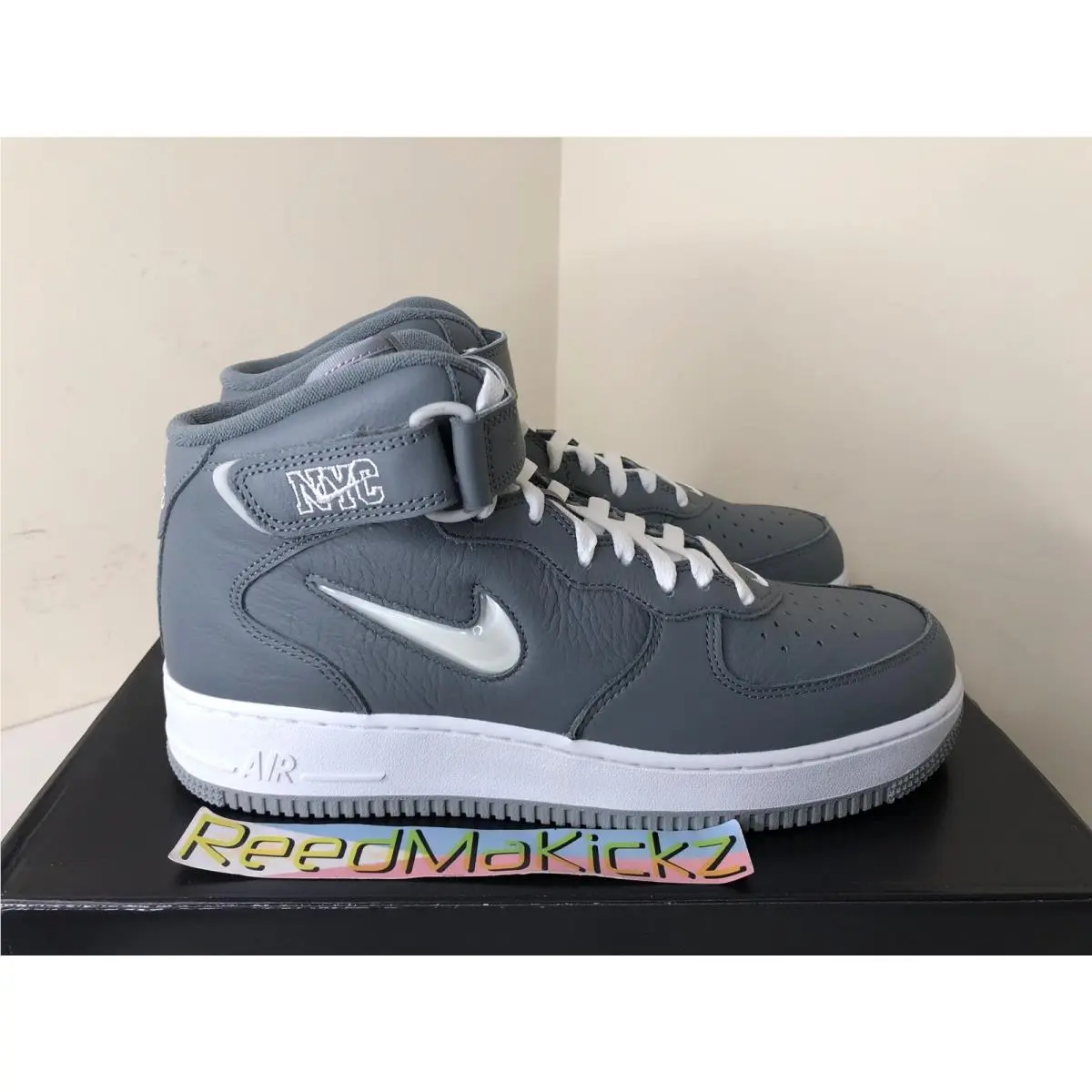 Nike shoes - Nike Air Force 1 MID - DH5622 001 - Grey, Manufacturer: Cool Grey 1