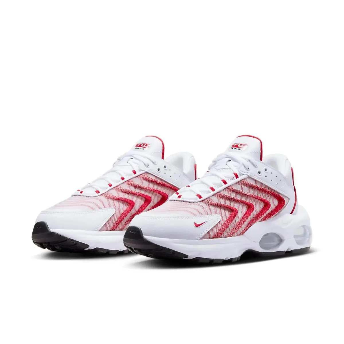 Nike Air Max TW DQ3984-104 Sneaker Men`s 10.5 White Red Lifestyle Shoes NR8014