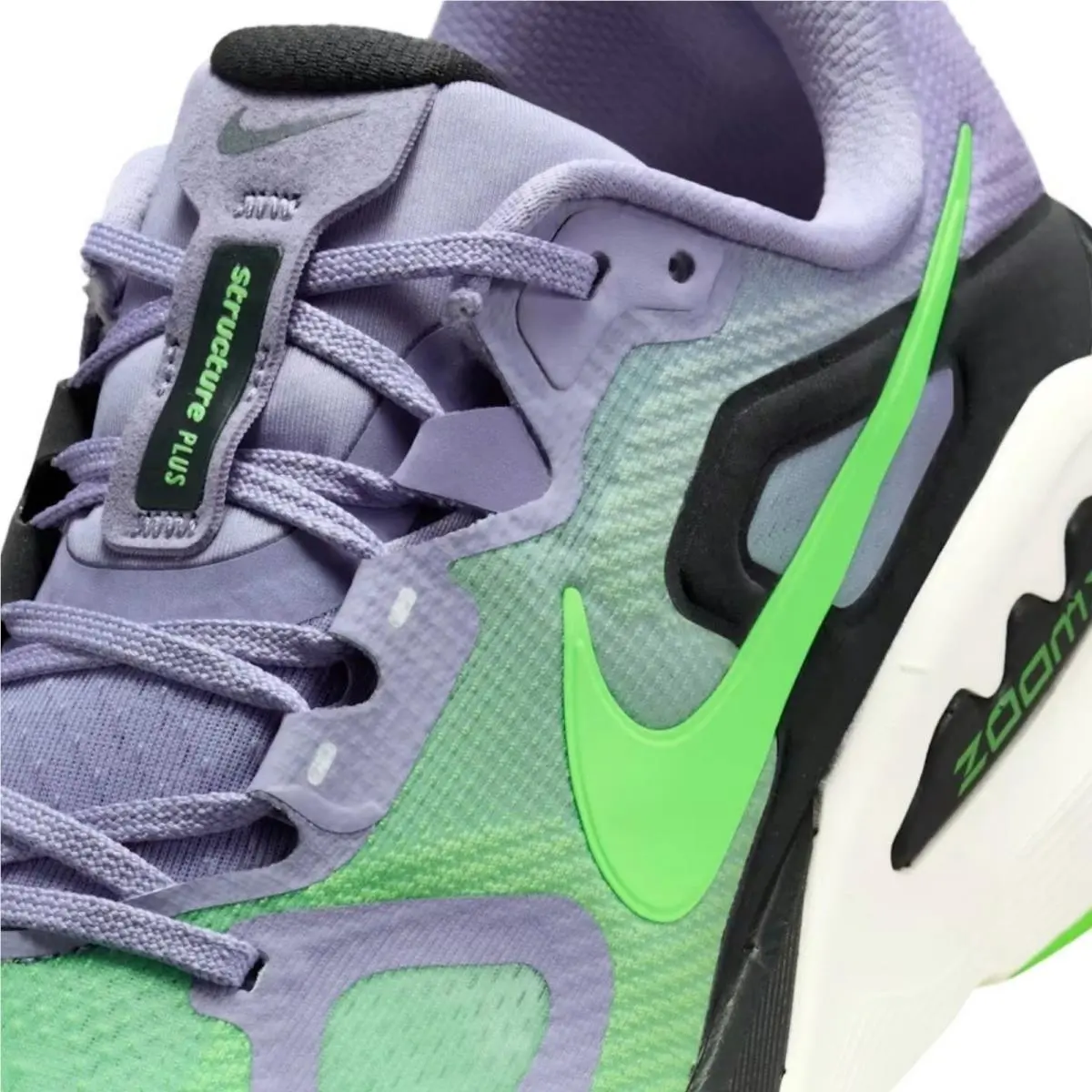 Nike shoes - Nike Structure Plus - Structure Plus - Purple, Maufacturer: Iron Purple/Off Noir/Sail/Voltage Green 17