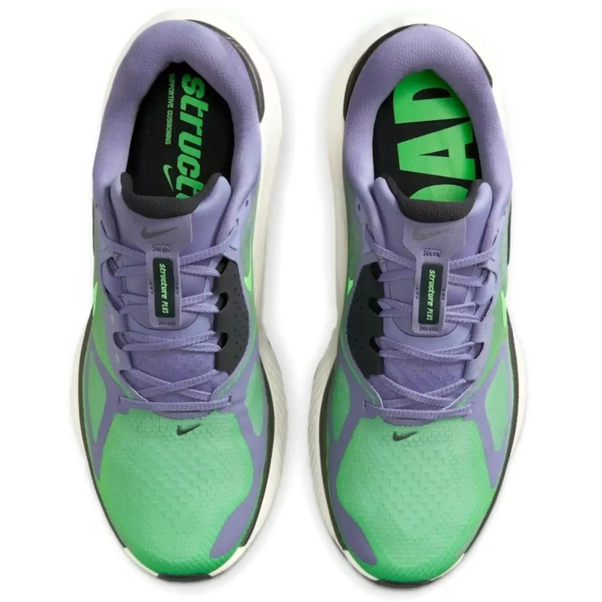 Nike shoes - Nike Structure Plus - Structure Plus - Purple, Maufacturer: Iron Purple/Off Noir/Sail/Voltage Green 31