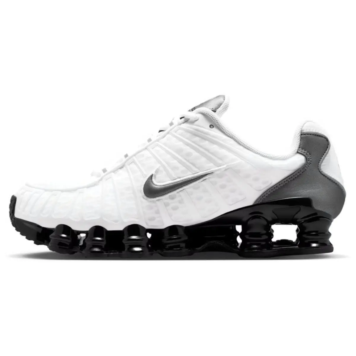 Nike shoes - Nike Shox - Shox - White, Maufacturer: Black/Mtlc Cool Grey/White 2