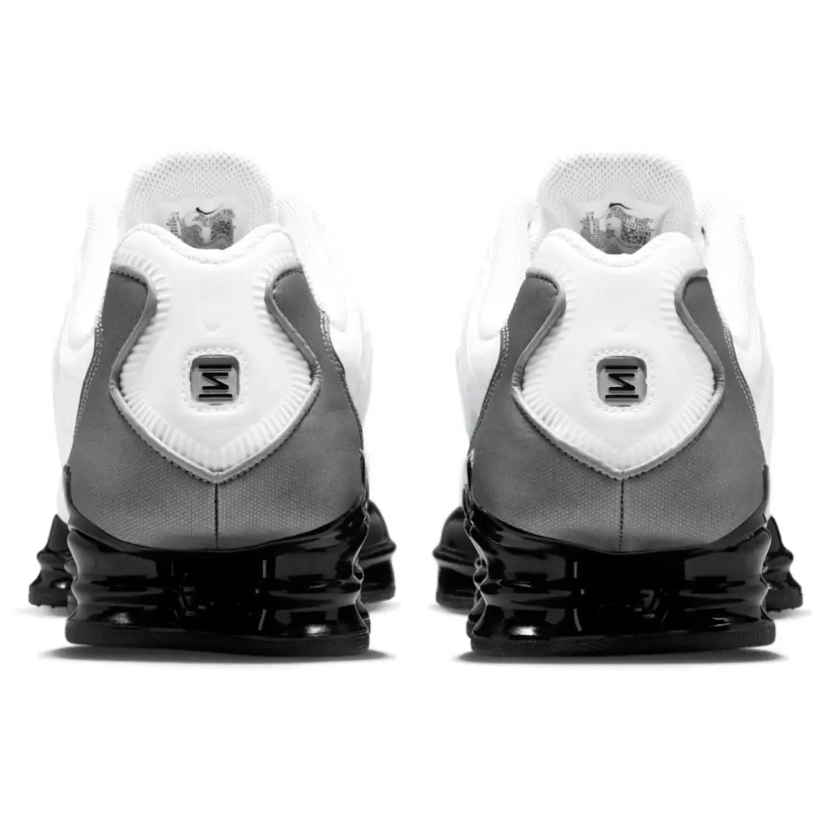 Nike shoes - Nike Shox - Shox - White, Maufacturer: Black/Mtlc Cool Grey/White 7