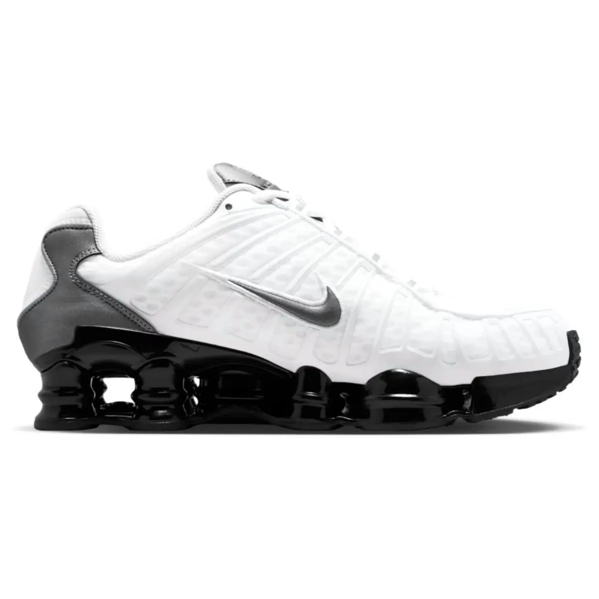 Nike shoes - Nike Shox - Shox - White, Maufacturer: Black/Mtlc Cool Grey/White 21