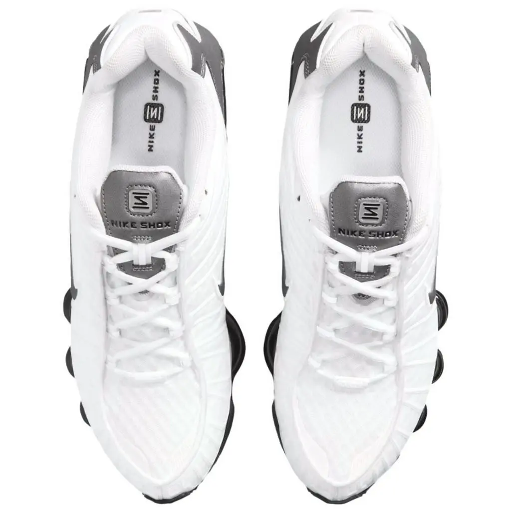 Nike shoes - Nike Shox - Shox - White, Maufacturer: Black/Mtlc Cool Grey/White 24