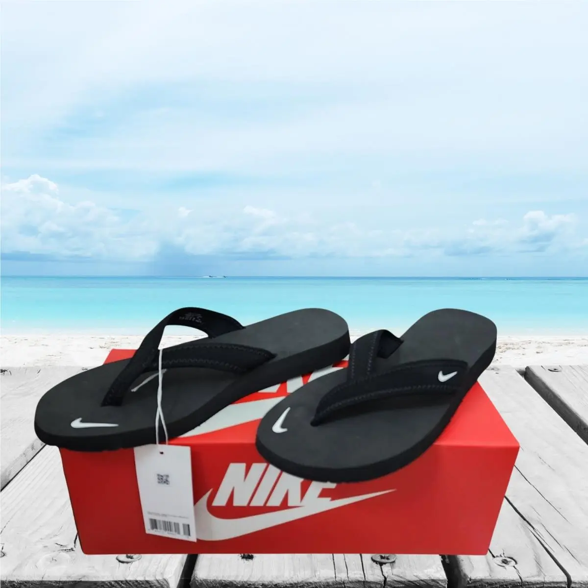 Celso Girl Comfort Thong Flip Flop Sandals Black 314870-011 Women`s Size 10 by Nike