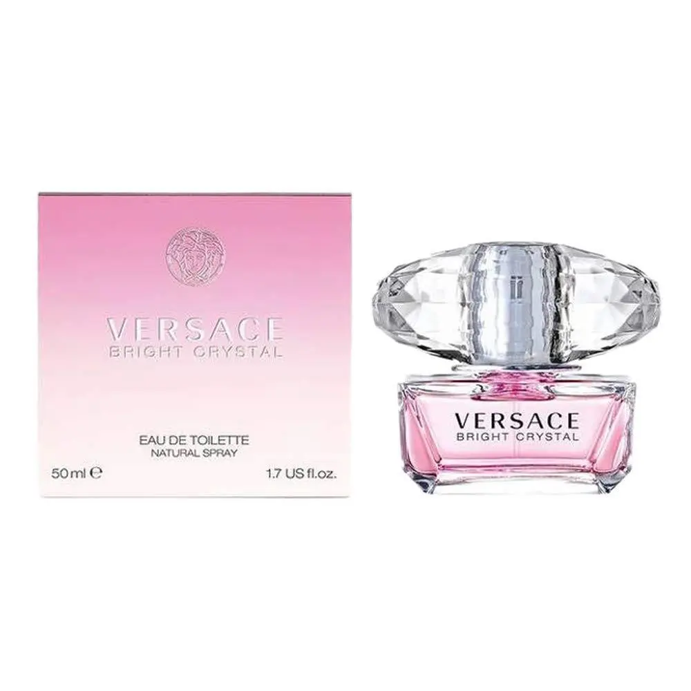 Versace Bright Crystal Perfume For Women 1.7 oz Eau De Toilette Spray