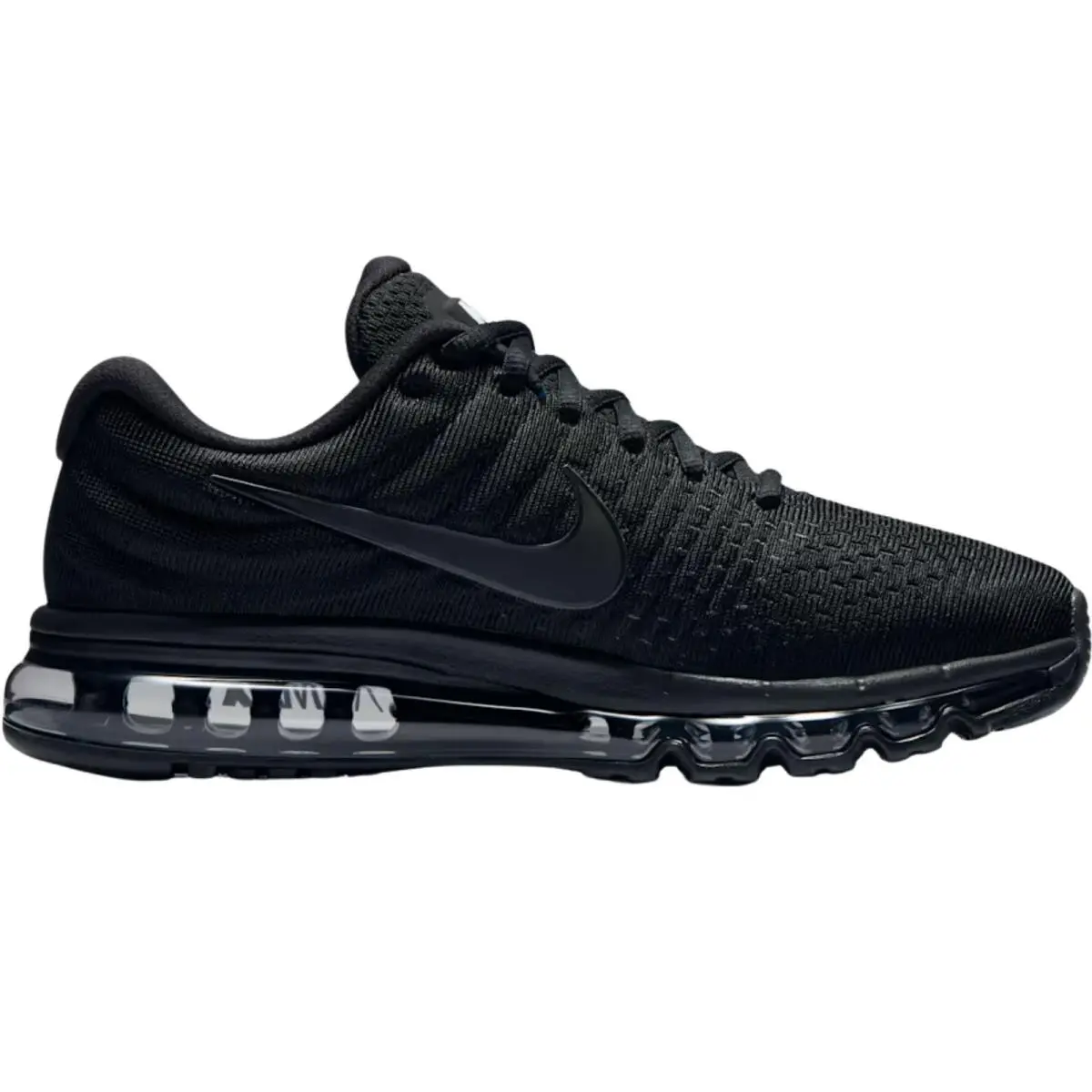 Air Max 2017 Men Sneaker Shoe US Size 7-14 Colors Athletic Black/Black/Black by Nike