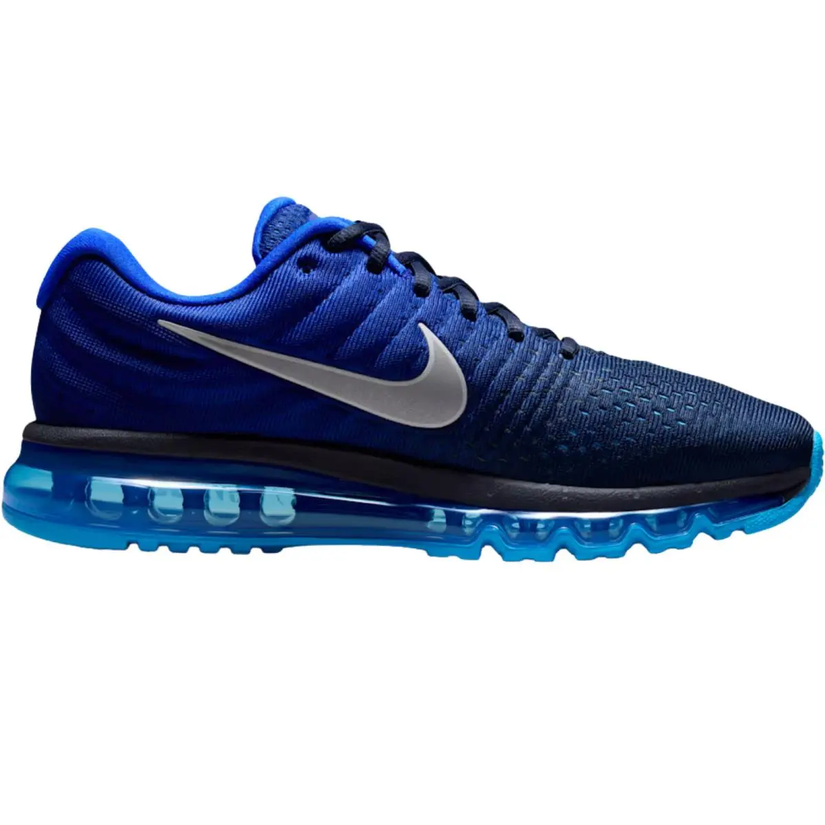 Air Max 2017 Men Sneaker Shoe US Size 7-14 Colors Athletic Dark Obsidian/Deep Royal Blue/Racer Blue/White by Nike