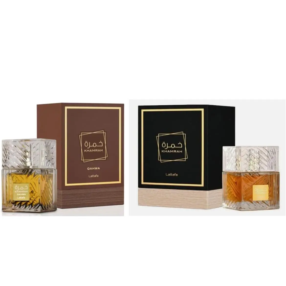 Lattafa Perfumes Khamrah Khamrah Qahwa Edp Unisex 3.4 Fl oz Xtra Value Pack