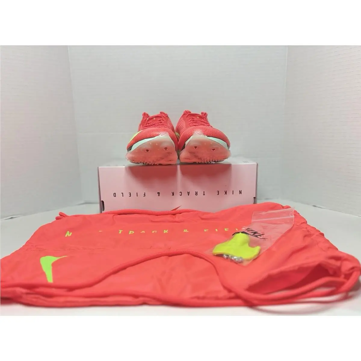 Nike shoes - Nike Air Zoom Maxfly - Air Zoom Maxfly - FD8395-600 - Red, Manufacturer: Bright Crimson/Lime Blast/Mint Foam/Washed Coral 1