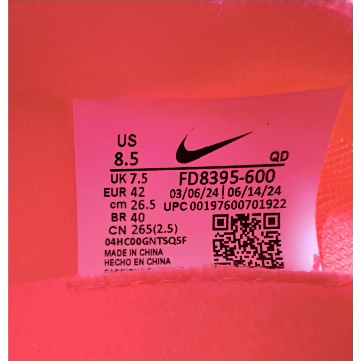 Nike shoes - Nike Air Zoom Maxfly - Air Zoom Maxfly - FD8395-600 - Red, Manufacturer: Bright Crimson/Lime Blast/Mint Foam/Washed Coral 7