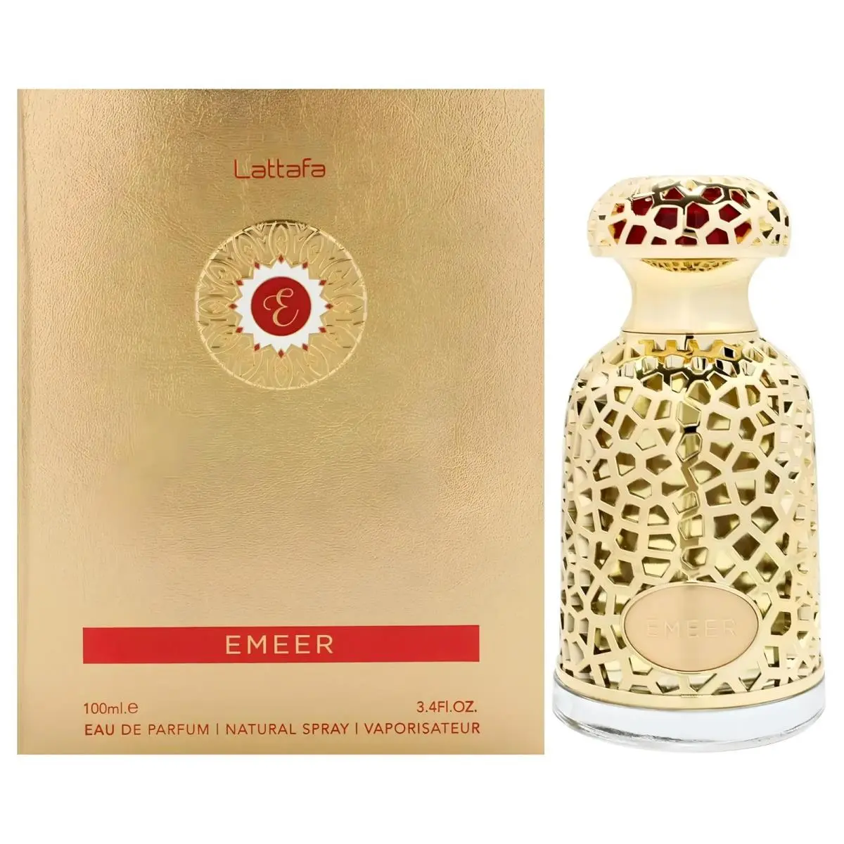 Lattafa Emeer For Unisex Edp Sp 3.4oz