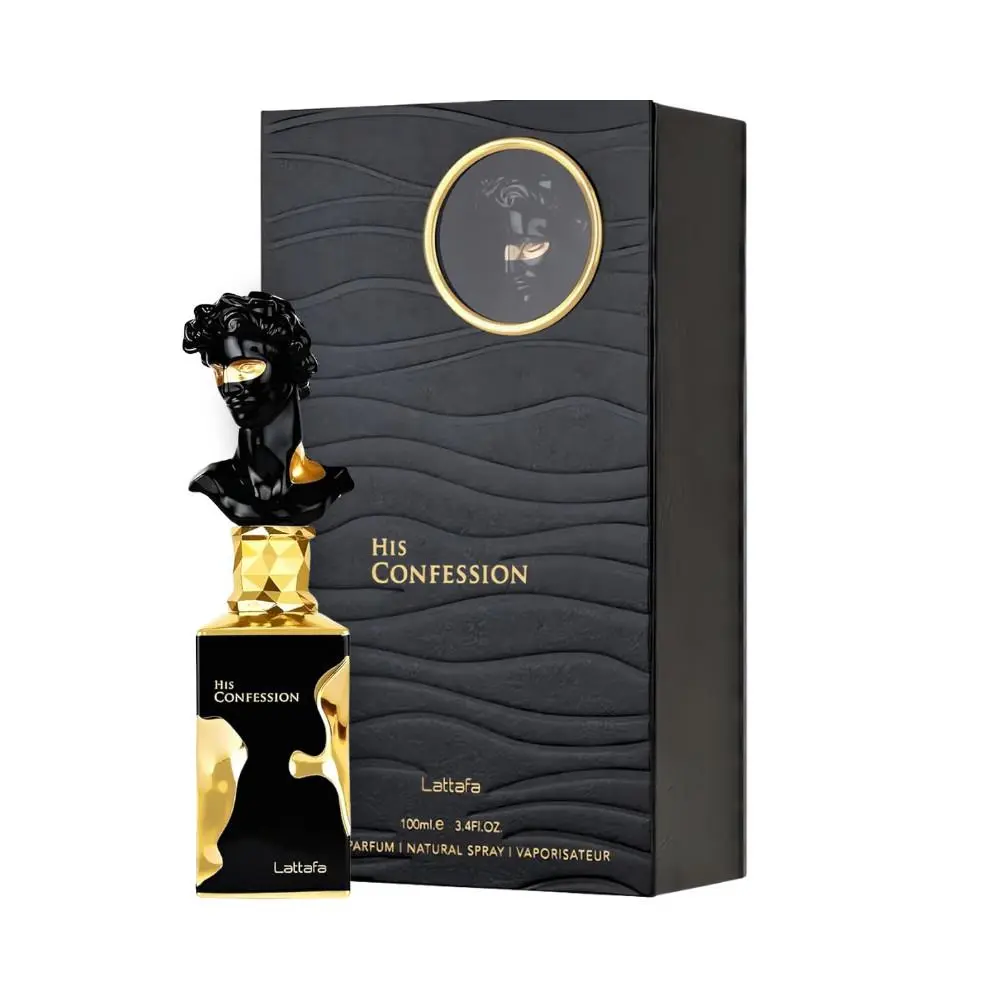 His Confession by Lattafa 3.3 / 3.4 oz Edp Spray Cologne For Men