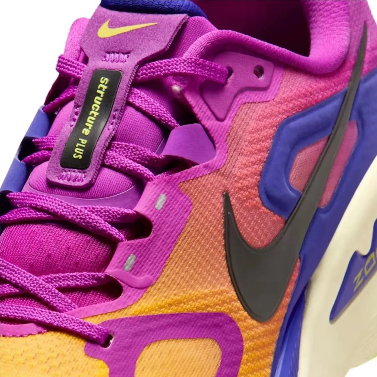 Nike shoes - Nike Structure Plus - Structure Plus - Multicolor, Maufacturer: Hyper Violet/Citron Pulse/Indigo Burst/Black 7