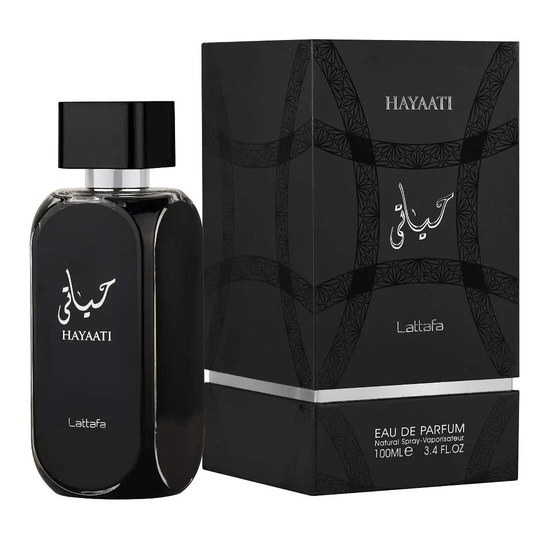 Hayaati Black Edp Perfume By Lattafa 100 ML Super Rich Fragrance
