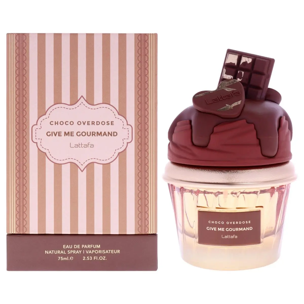 Give Me Gourmand - Choco Overdose by Lattafa For Unisex - 2.53 oz Edp Spray