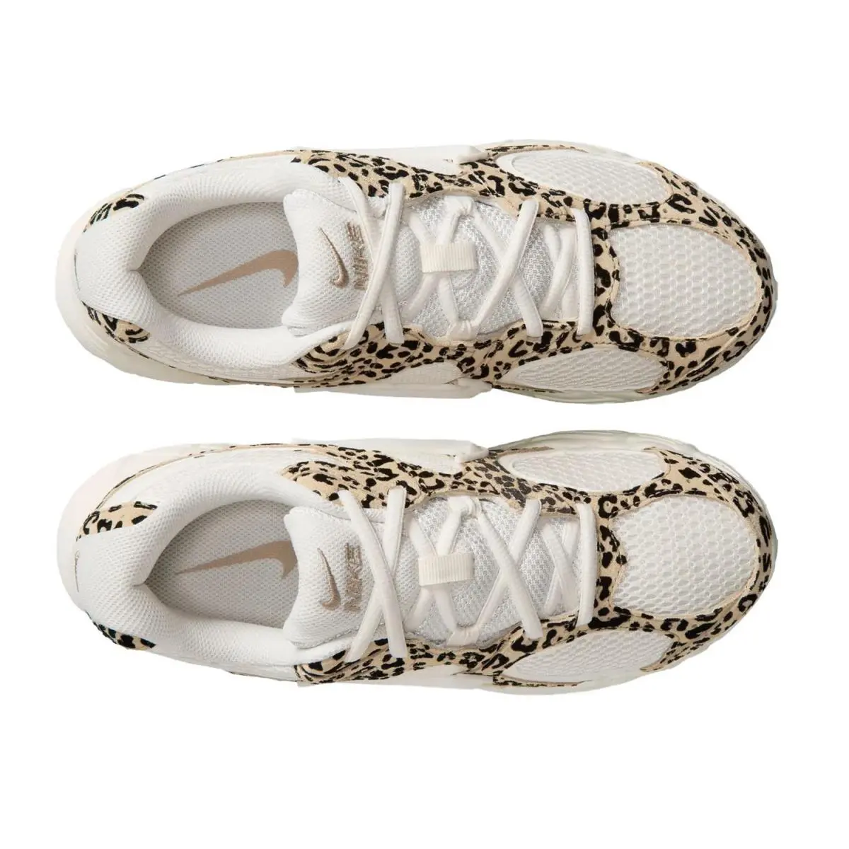 Nike shoes - White/Tan Leopard Print 11