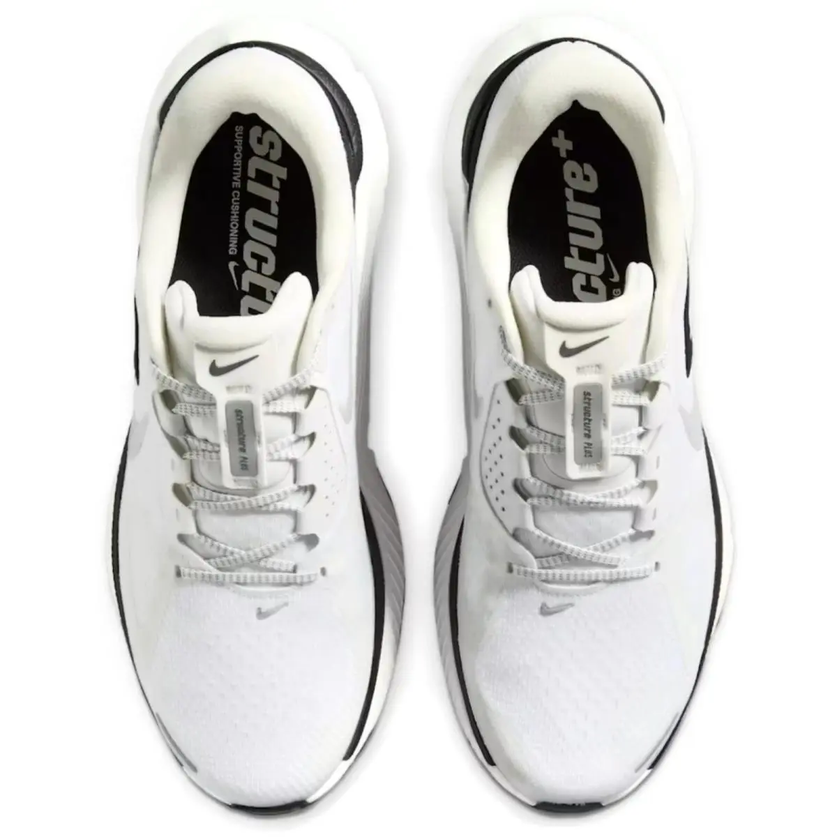 Nike shoes - Nike Structure Plus - Structure Plus - White, Maufacturer: Summit White/Black/Metallic Silver 2