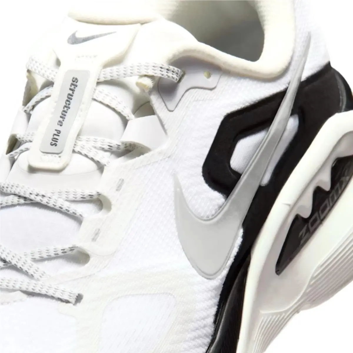 Nike shoes - Nike Structure Plus - Structure Plus - White, Maufacturer: Summit White/Black/Metallic Silver 25