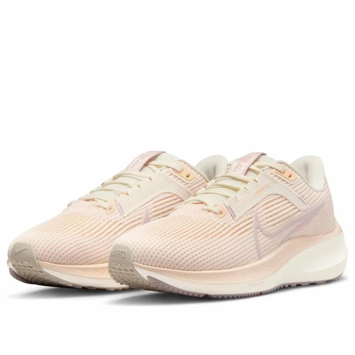 Women`s Nike Air Zoom Pegasus 40 Pale Ivory/pink FZ0638 110 Multisize Shoe