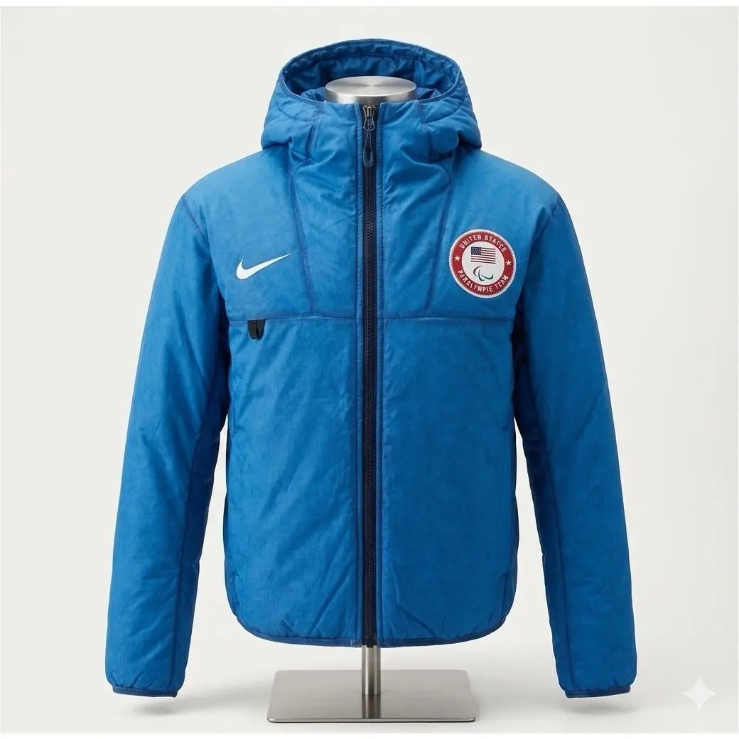 Women`s Nike Acg Team Usa Paralympic Therma-fit Adv Windbreaker Jacket SZ XS