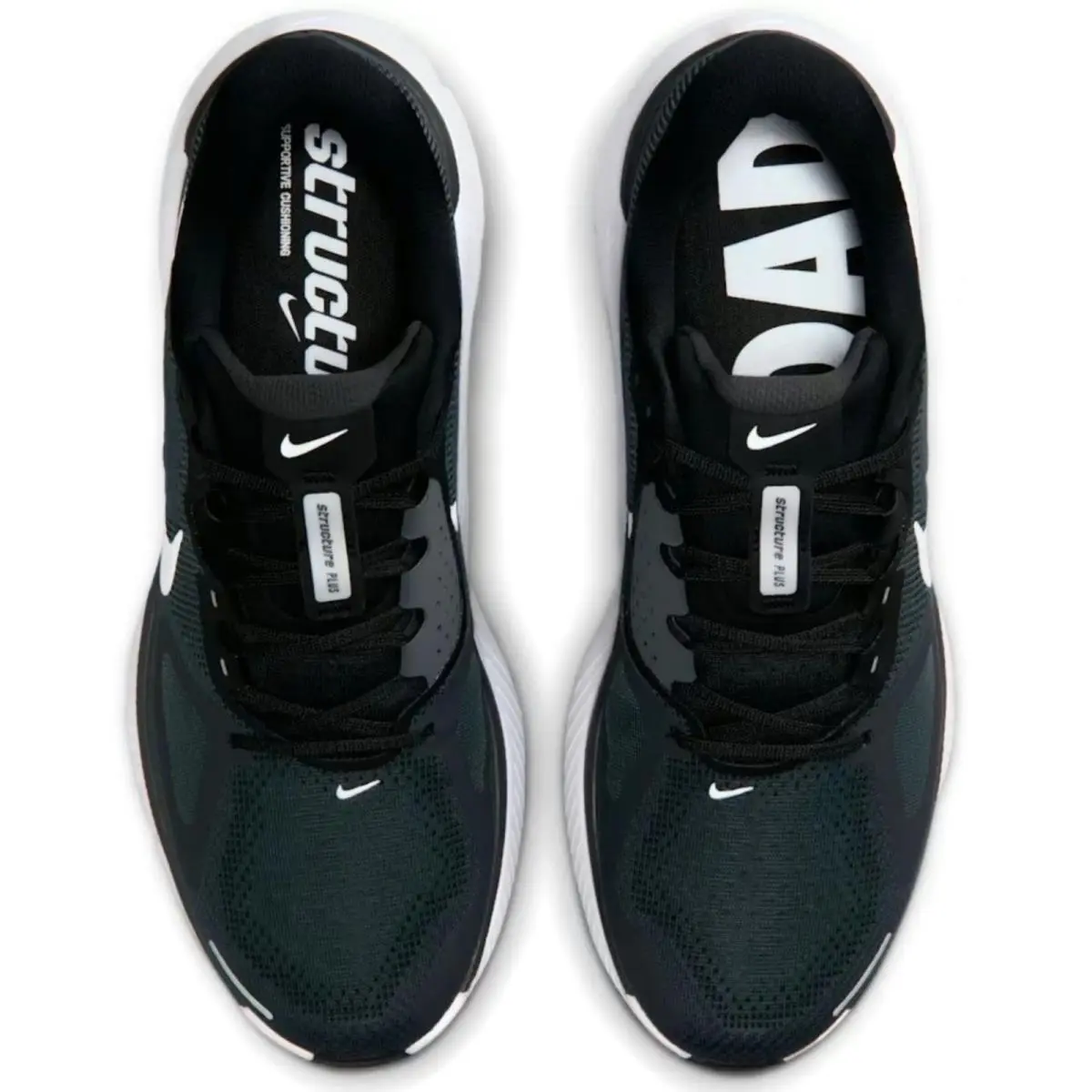 Nike shoes - Nike Structure Plus - Structure Plus - Black, Maufacturer: Black/Anthracite/White 28