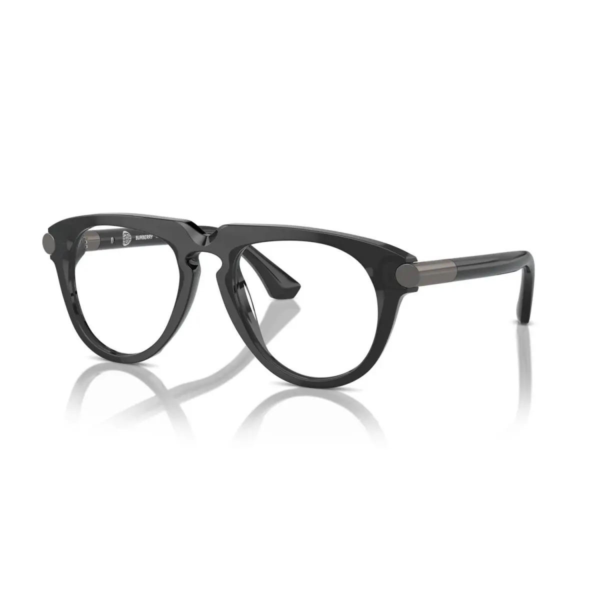 Burberry BE2408U 4112 Aviator Eyeglasses 51mm Dark Grey / Demo Lens
