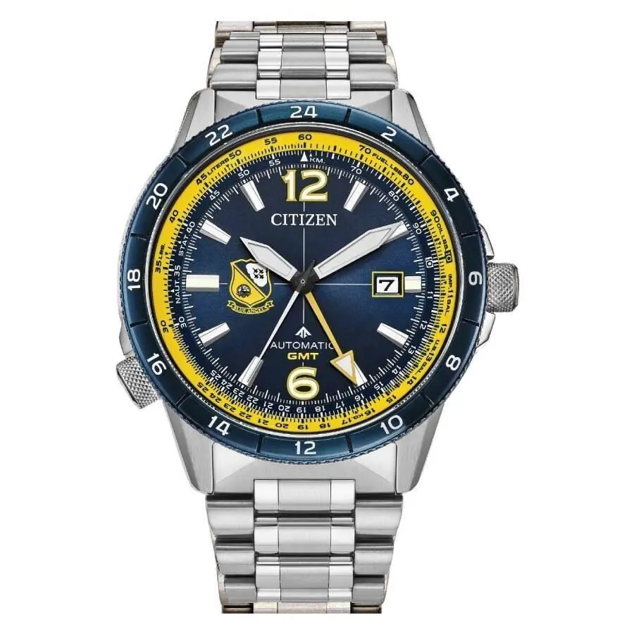 Citizen Men`s Promaster Air Gmt Automatic Blue Dial Watch - NB6044-54L