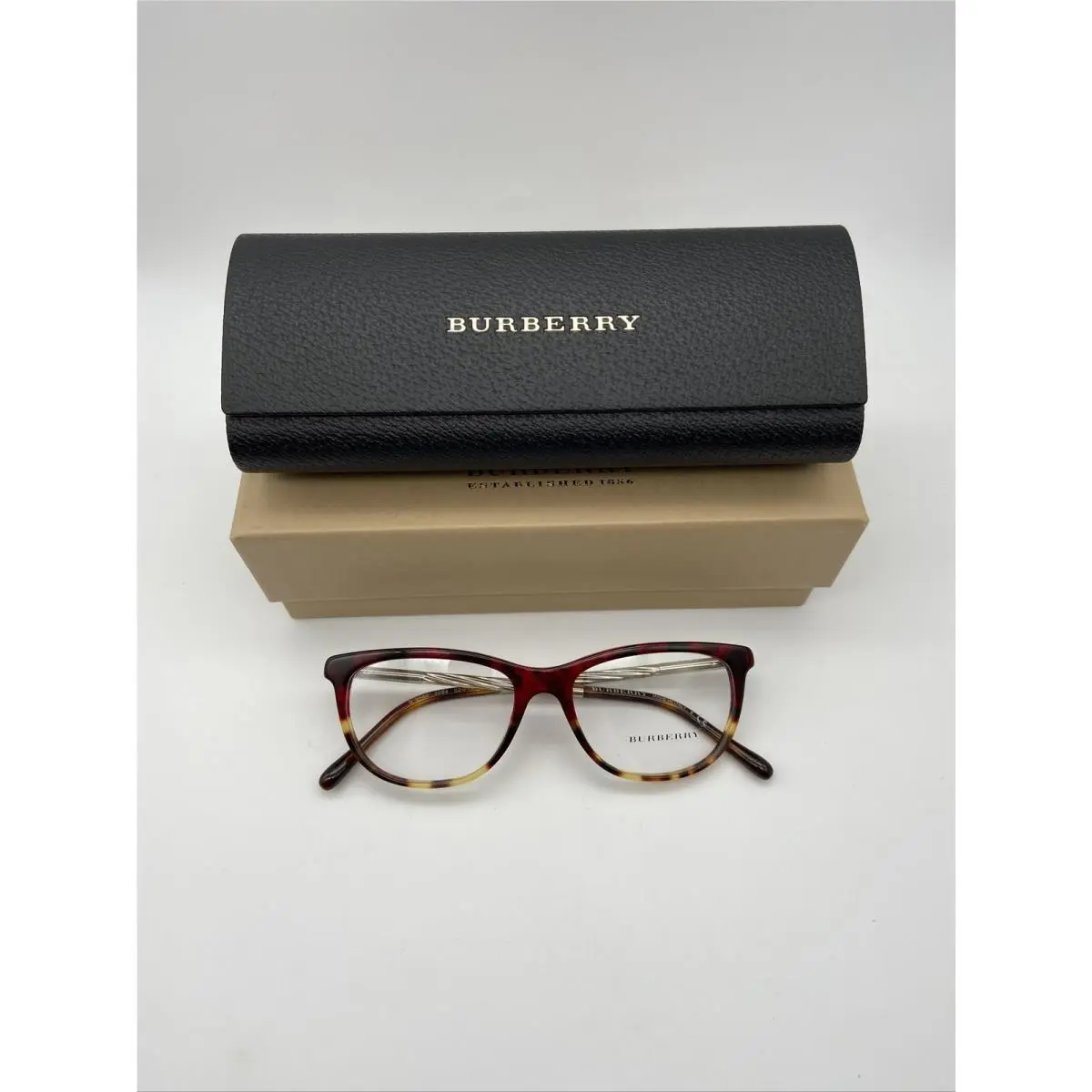 Burberry B 2189 3664 Tortoise Eyeglasses Frames 54-16-140MM