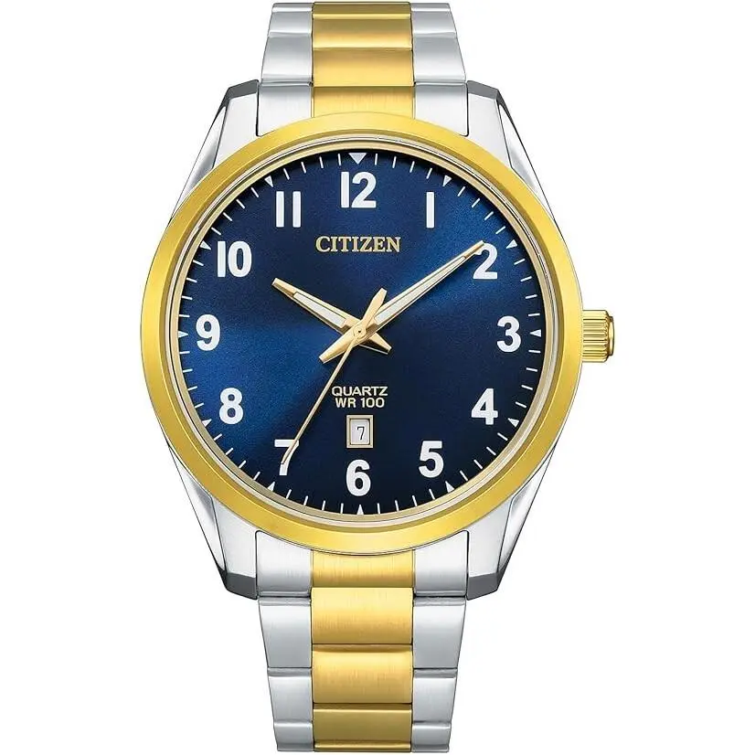 Men`s Quartz Dress Watch with Stainless Steel Strap by Citizen