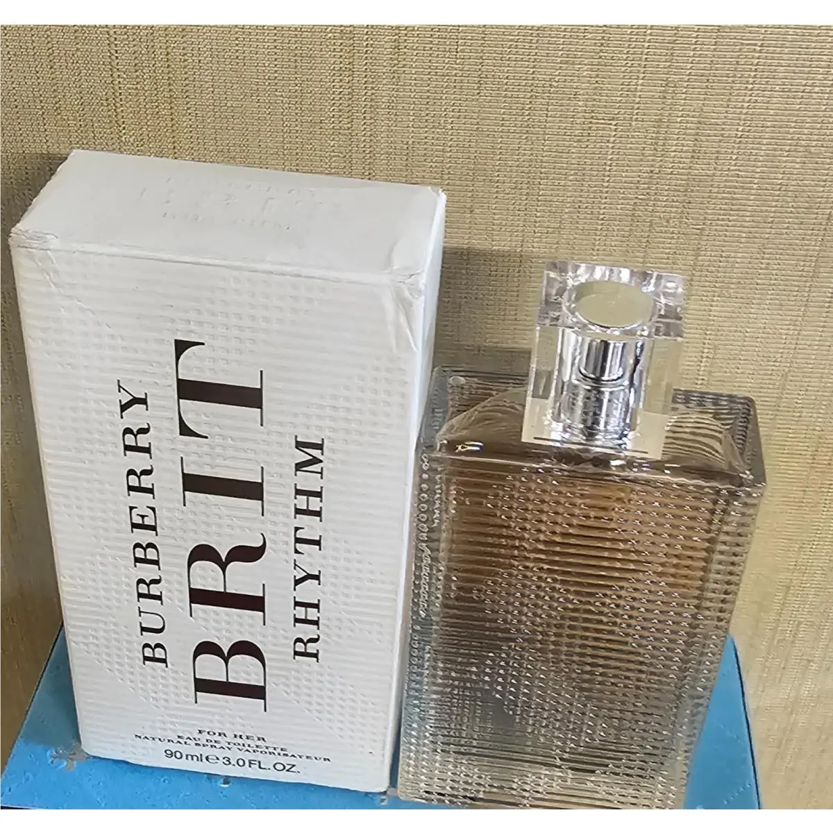 Burberry Brit Rhythm For Her 3.0oz Edt Spray Women In Open Damage Box