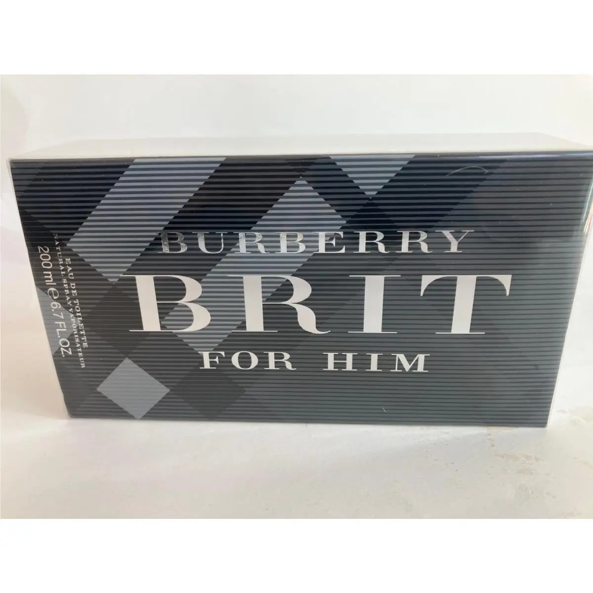 Burberry Brit 6.7oz/ 200ml Edt Spray For Men Very Rare