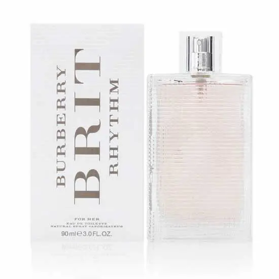 Brit Rhythm Burberry 3.0 oz / 90 ml Eau de Toilette Edt Women Perfume Spray